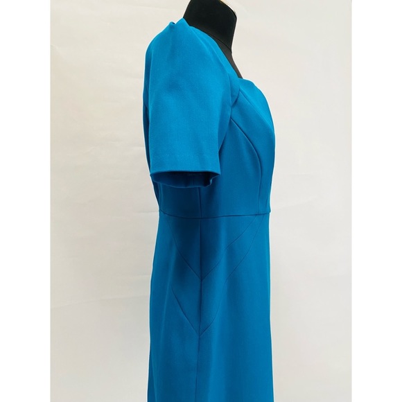✨HOST PICK✨ Adrianna Papell Turquoise Structured Sheath Dress - Turquoise Size 8 - Picture 6 of 10